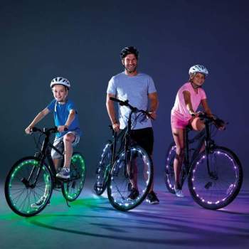 Lumini LED de bicicletă Wheely Bright Verde