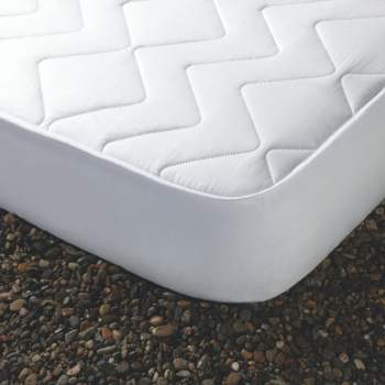 Protecție saltea reversibilă cu elastic matlasată, 160x200cm, albă