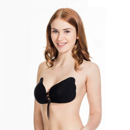 Sutien Fără Bretele Star Bra Reglam 2 Culori Negru Bej