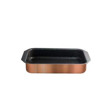 Tavă de copt din inox cu înveliș antiaderent Copper Touch, 35x27cm