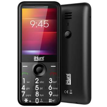 Telefon mobil cu butoane, Feature Compact Pro, Dual SIM, 3G, Negru